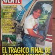 Capa de revista com a morte de Menem Jr. (Foto: Reprodução)