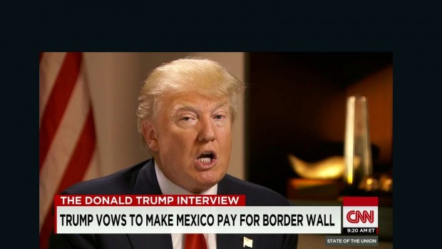 Donald Trump atacando mexicanos na TV (Foto Reprodução)