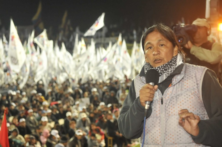 A líder jujenha Milagro Sala (Foto Clarín)