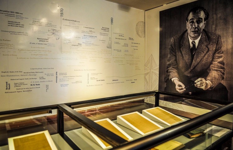 Exposição "Borges, El Mismo, Otro", na Biblioteca Nacional de Buenos Aires (Divulgação)